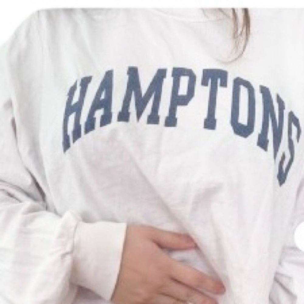 Brandy Melville- “Hamptons” Cotton Long Sleeve T-Shirt - Picture 2 of 4